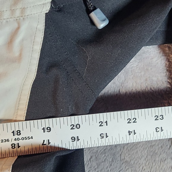 The North Face Jacket Womens 8 Green Black Ski Hood Color Block VTG Y2k Gorpcore - Picture 8 of 9